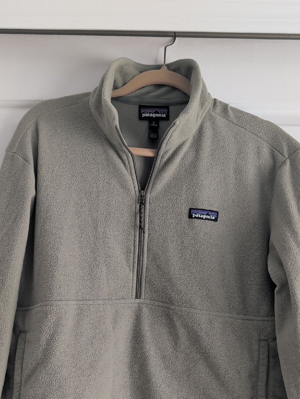Patagonia Half-Zip Fleece Pullover - Sage Green W's Micro D 1/2 Zip Fleece - Picture 2 of 6